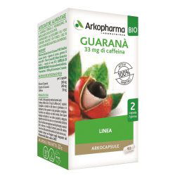 Arkocapsule Guaranà Bio integratore per equilibrio del peso corporeo e stanchezza fisica mentale 40 capsule