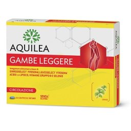 Aquilea Gambe leggere 20 compresse integratore defaticante - Uriach