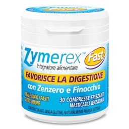 ZYMEREX FAST 30 compresse integratore zenzero e finocchio per la digestione