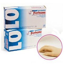FORHANS GUANTI LATT L 100PZ