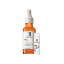 Pure Vitamin C10 Siero 30 ML + Anthelios Age Correct 3 ML