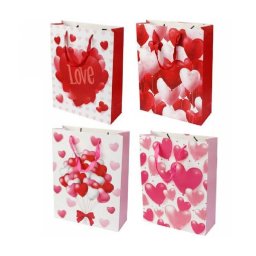 Trade Shop - Busta Da Regalo Per San Valentino Cuori 38 X 50 X 18 Cm 71094 Modelli Assortiti -