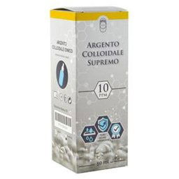 Argento Colloidale Supremo 10ppm Certificato Con Contagocce50 Ml