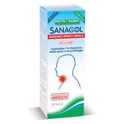 Sanagol Erisimo Spray Orale Gola Infiammata Senza Alcol 20ml