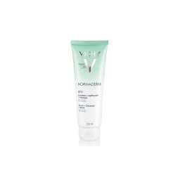 Vichy Normaderm Cleanser 3 in 1 detergente esfoliante anti imperfezioni 125 ml