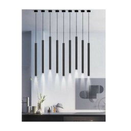 Trade Shop - Lampadario Da Soffitto Led 3 Watt Punto Luce Fredda Calda Naturale Nero A11-n - -bianco Freddo -