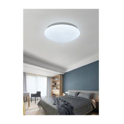 Trade Shop - Lampadario Da Soffitto Plafoniera Led 24 Watt Cupola Diversi Toni Di Luce C0 - -bianco Freddo -