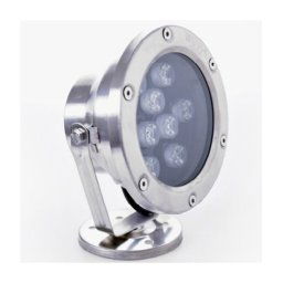 Trade Shop - Faretto Spot Light Per Esterno Da Giardino 9 Watt Luce Calda Fredda Verde Rgb - -verde -