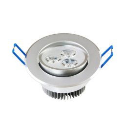 Trade Shop - Faretto Led Spot Da Incasso 3w Lampada Da Soffitto Down Light Led Freddo Caldo - -bianco Freddo -