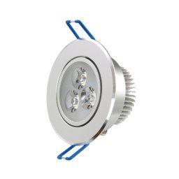 Trade Shop - Faretto Faro A Led 3w 5w 7w 9w 12w 15w 18w A Incasso Con Molla Luce Calda Fredda - -bianco Freddo-3 Watt