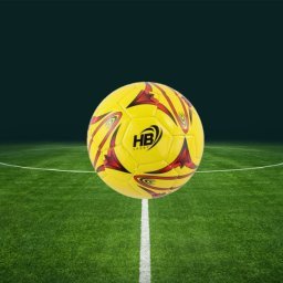 Trade Shop - Pallone Palla Da Calcio Calcetto Misura 13 Cm Giallo Football Allenamento 06511