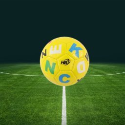 Trade Shop - Pallone Palla Da Calcio Calcetto Misura 13 Cm Football Allenamento Gara 06515