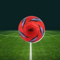 Trade Shop - Pallone Palla Da Calcio Gioco Calcetto Rosso Misura 21 Cm Allenamento Gara 06560