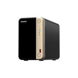 NAS TOWER QNAP TS-264-8G 2x 3,5"/2,5" + 2x SSD M.2 PCIe 2x 2.5GBE 8GB RAM 2x USB3.2 1x HDMI Intel Celeron N5105/N5095 4core