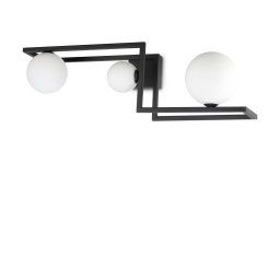 Lampada Da Soffitto ANGOLO PL3 NERO