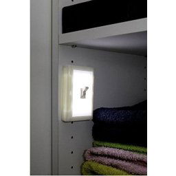SWITCH LIGHT - Luce da notte led con interruttore - 3 batterie AAA + adesivo per attaccare alle parete