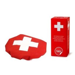 Borsa acqua calda in gomma con simbolo di soccorso