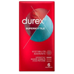 Durex Supersottile Close Fit 6 Pezzi