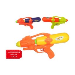 Trade Shop - 2 Pz Pistola Ad Acqua Giocattoli Per Bambini Gioco Mare Piscina Giardino 28 Cm -