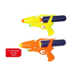 Trade Shop - 2 Pz Pistola Ad Acqua Giocattoli Gioco Per Bambini Mare Piscina Giardino 28.5 Cm -