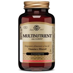 Solgar Multinutrient 30 Tavolette Integratore Vitamine Minerali Adulti