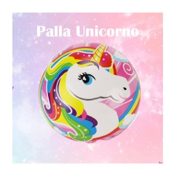Trade Shop - 3 Pezzi Palla Unicorno In Pvc 80 Gr Giocattoli Bambini Pallone Disegno Colorato -
