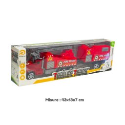 Trade Shop - Camion Dei Pompieri Mezzo Di Lavoro Vigili Del Fuoco Giocattolo Per Bambini 3+ -