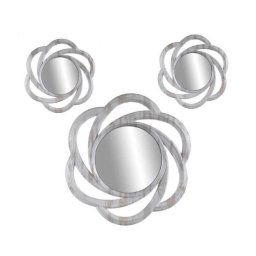 Trade Shop - Set 3 Specchi Da Parete Decorativi Specchio Libera Installazione 20-35cm 836848 -