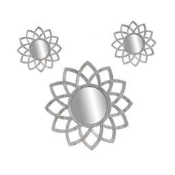 Trade Shop - Set 3 Specchi Parete Decorativi Anticati Libera Installazione Gira 20-35cm 836909 -