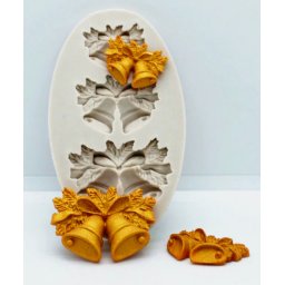 Campane di Natale. Exquisite Bell Silicone Mold. Stampo silicone