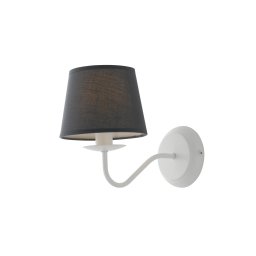 Applique in metallo Bianco/Grigio 1Xe14 16X28X49Cm