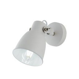 Applique Bianco/Nickel 1Xe27 12,3X22X19,5Cm