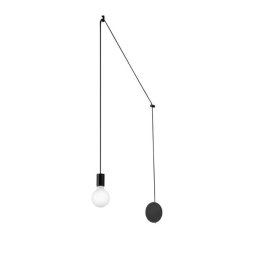 Plafoniera Nera 1Xe27 500Cm