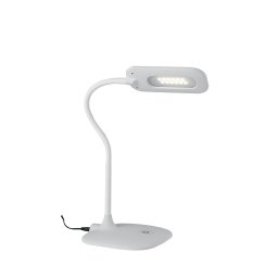 Lampada Da Lettura Led Bianca Con Braccio Orientabile 4,8W 700Lm 4000K Dimmerabile 16X16X53,5Cm