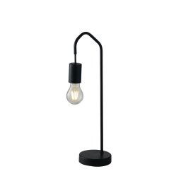Lampada da tavolo Nero 1Xe27 17X48Cm