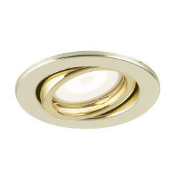 Kit 3pz incassi LED orientabili oro 3xgu10 6w 3x413lm 3000k 10x8,5cm