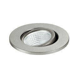 Incasso LED nichel in alluminio 3w 300lm 4000k 6,6x6,6x5,7cm