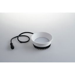 Incasso LED dc24v bianco in alluminio 12w 1120lm rgbw 12x12x4,7cm