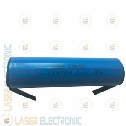 Batteria a Litio 18650 Yabo 3.7V 3.0Ah 3000mhA Max Disc10A Lamelle Saldare