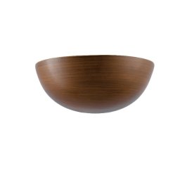 Applique in gesso effetto legno noce 1xe27 25x12,5x12,5cm