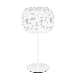 Lampada da tavolo in metallo Bianco 1Xe27 30X30X51Cm