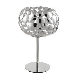 Lampada da tavolo in metallo Cromo 1Xe27 22X22X34,5Cm