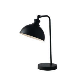 Lampada da tavolo in metallo Nero 1Xe27 27X43Cm