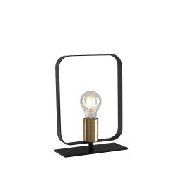 Lampada da tavolo Nero Oro 1Xe27 19,5X19,5X24,8Cm