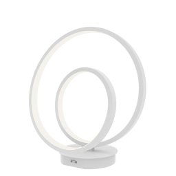 Lampada da tavolo Led con interruttore cct Bianca 24W 2340Lm 31,6X10X18Cm