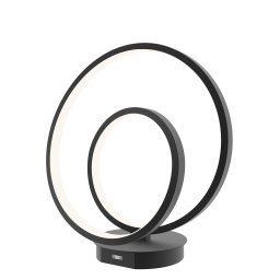 Lampada da tavolo Led con interruttore cct Nera 24W 2340Lm 31,6X10X18Cm