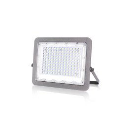 Proiettore LED grigio in alluminio 100w 10115lm 4000k ip65 21,41x29,05x1,85cm