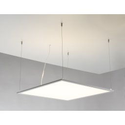 Pannello LED bianco in acrilico e alluminio 2x40w 4000lm 4000k 59,5x59,5x0,9cm