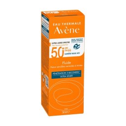 Avène Eau Thermale Fluido SPF 50+ – Protezione Molto Alta 50 ml