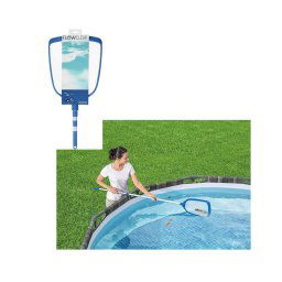 Bestway 58635 Retino Di Superficie Con Manico Telescopico Per Piscina  AquaScoope